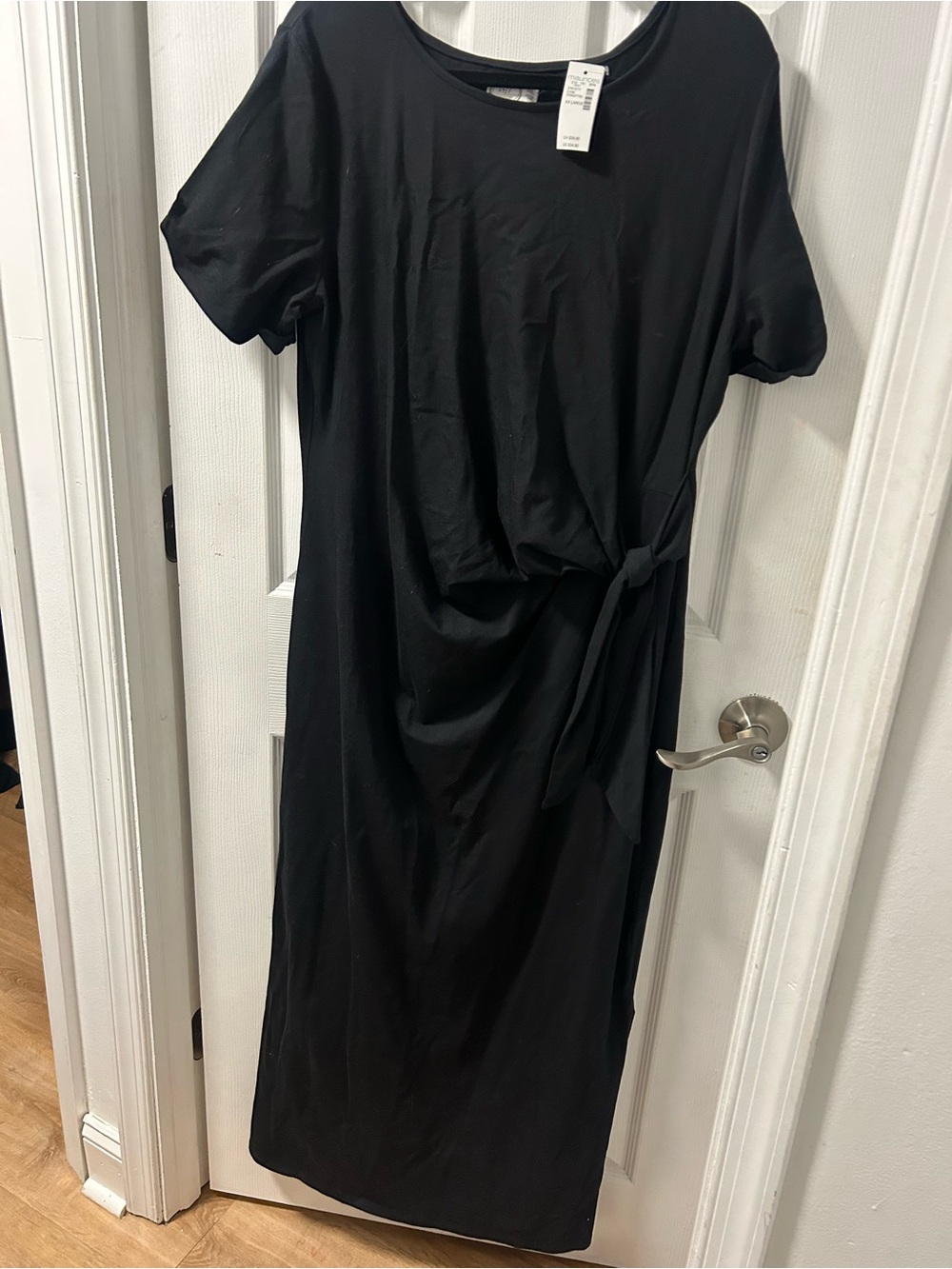 Maurices Black Tie-Waist Maxi Dress XXL NWT